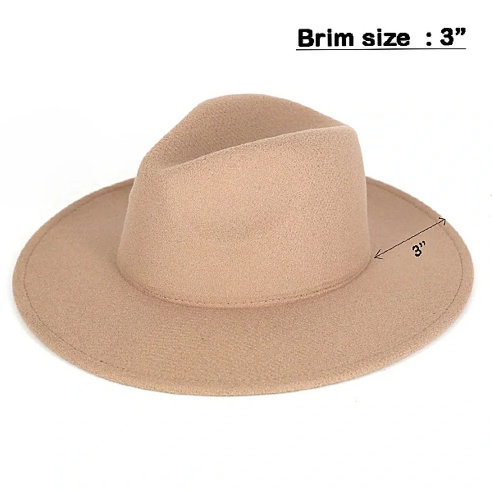 Stylish Women's Fedora Hat - Multiple Colors